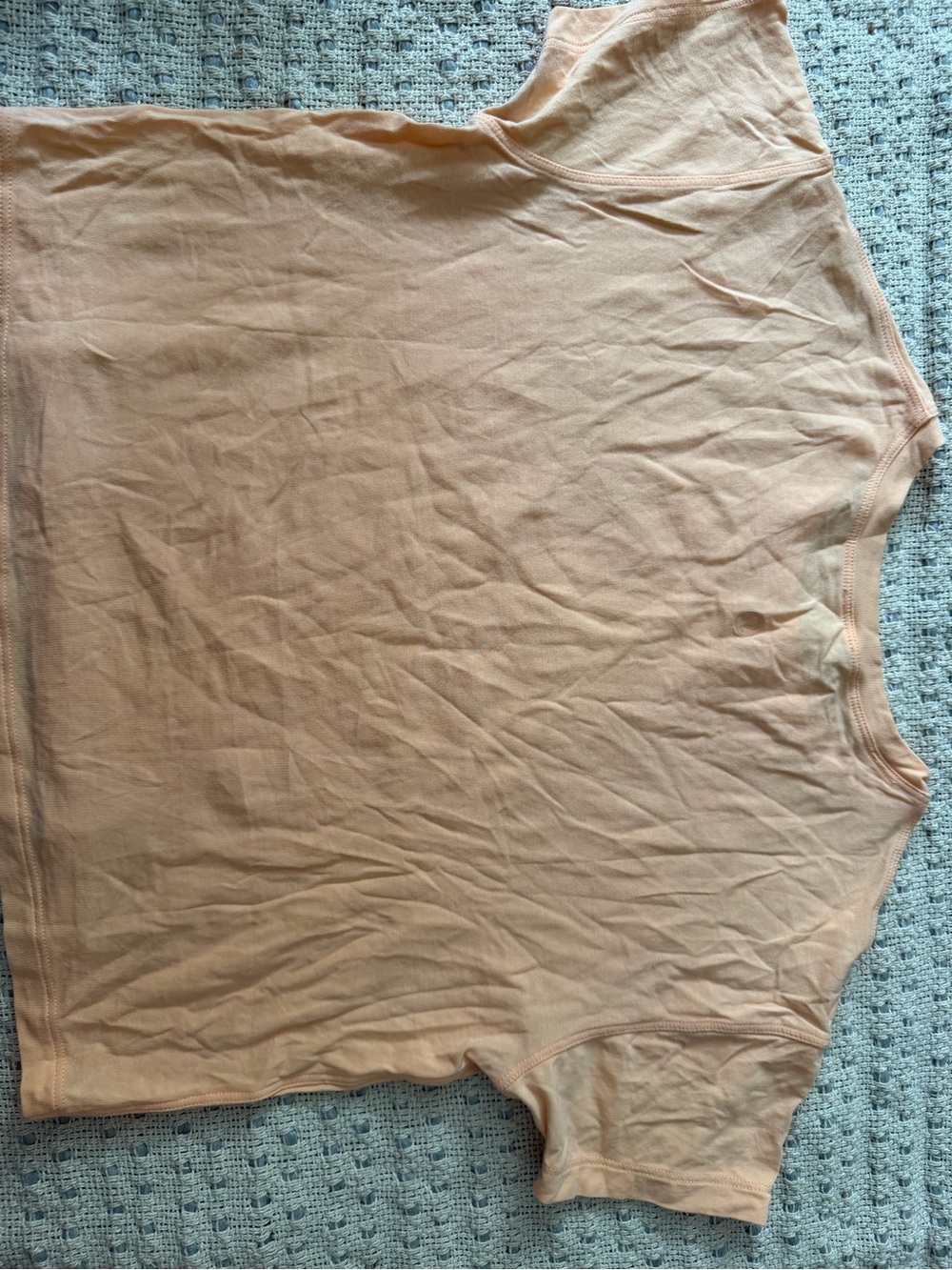 lululemon athletica Short Sleeve Tee in Pale Peach